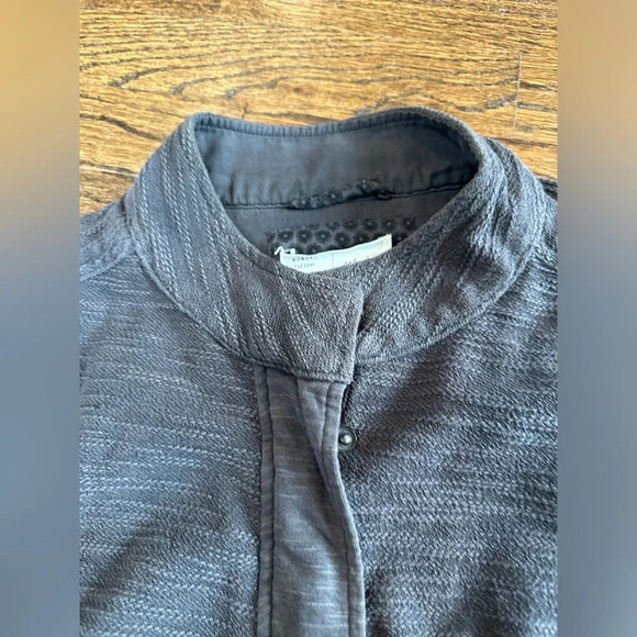 Anthropologie Saturday Sunday Gray Cotton Military Jacket Size Small P0971 - Picture 8 of 15